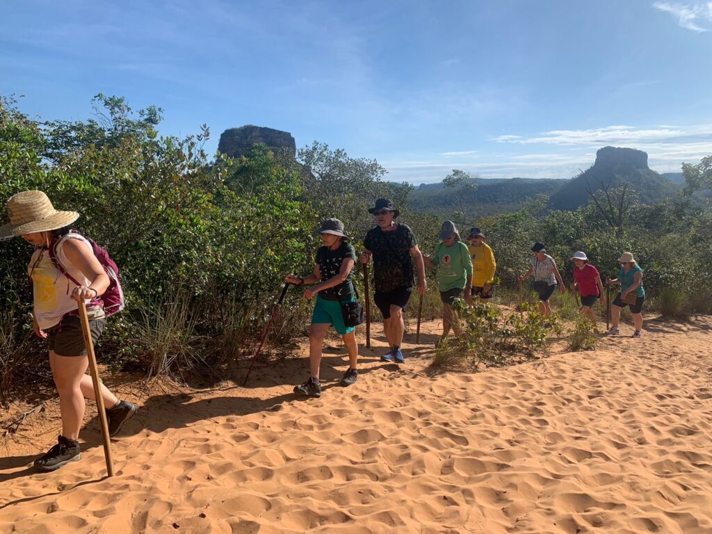 Trilha para chegar no Portal da Chapada das Mesas